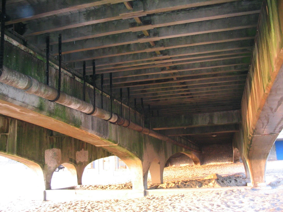 In 2007, Bournemouth pier underwent a refurbishment. As the old decking was removed, Bird Management Solutions was called in to remove over two tons of Pigeon fouling. 